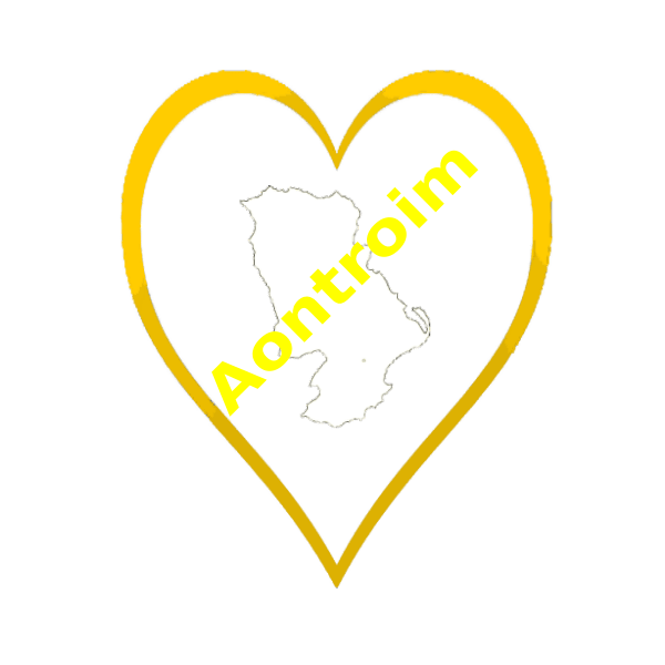 Antrim map sign. Free SVG